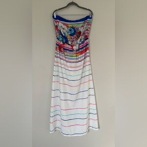 GLAM Strapless Maxi Dress | Size S | Summer 🌸